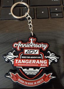 Gantungan kunci karet Jogja